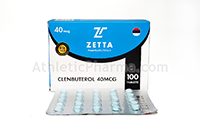 Clenbuterol 40mcg (ZETTA) 25tab